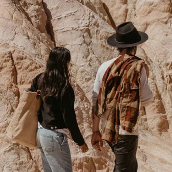 New Will + Bear Calloway Black Wide Brim 100% Wool Hat/Fedora SM Western - Picture 4 of 16